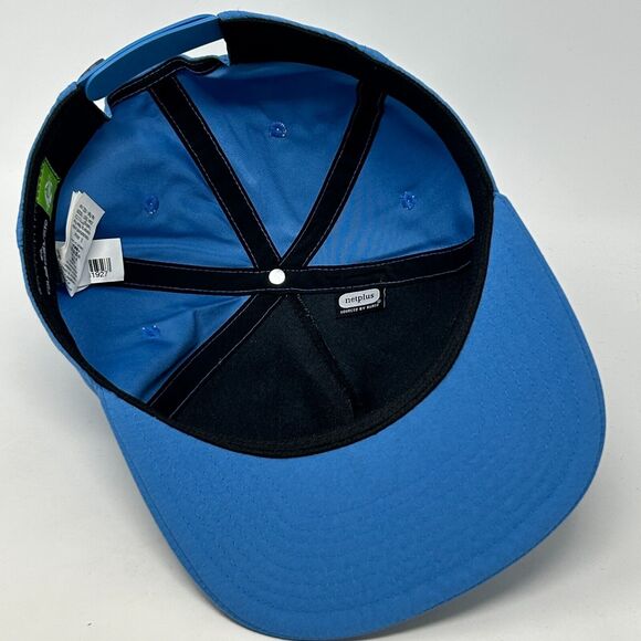 Quiksilver Hat Baseball Cap Surfer Surfing Surfboarding Snapback 5 Panel Blue - Picture 4 of 10